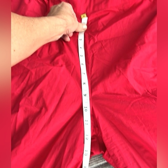 ❤️Talbots,Tie-Front Jumpsuit- Poplin in Red Apple, Excellent Condition, Size 8 - Picture 11 of 13